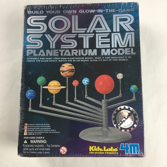 Solar System Kit Learning Planetarium Glow In Dark